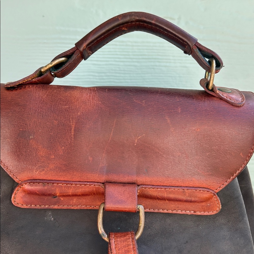 Timberland Vintage RARE Leather backpack - Picture 16 of 17